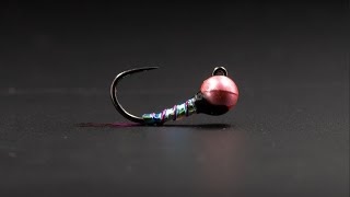 Oil Slick Perdigon The secret is in the wire rib segmentation  Fly Tying Tutorial [upl. by Anilorac132]