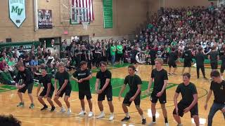 Mounds View Homecoming Pepfest GuyGirl Dance 2017 feat Class of 2019 [upl. by Nahamas]