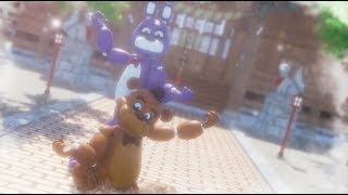 【MMD FNAF】Kami no Manimani 神のまにまに 【Freddy Bonnie】 [upl. by Ytsrik]