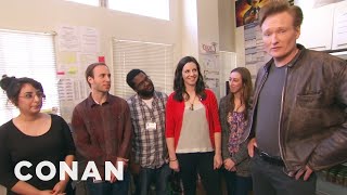 Conan Hangs Out With His Interns  CONAN on TBS [upl. by Alesi723]