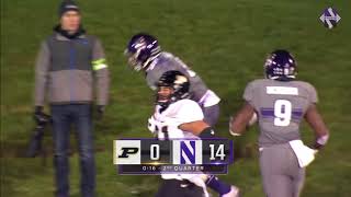 Football  Purdue Game Highlights 111117 [upl. by Sheets97]