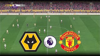 WOLVERHAMPTON vs MANCHESTER UNITED  PREMIER LEAGUE 202324 [upl. by Adley]