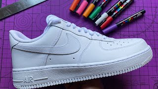 Custom Nike Airforce 1s ✈️ [upl. by Feil974]