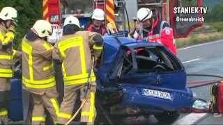 Horrorcrash auf der A 540 11611 bei Grevenbroich [upl. by Dachy]