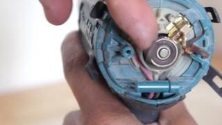 How to Replace Makita Cordless Drill Brushes  DIY Survival Skills [upl. by Polk894]