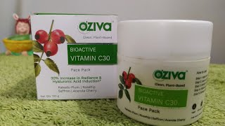 Oziva bioactive C30 facepack Review हिंदी  Vishal Gore [upl. by Clementia121]