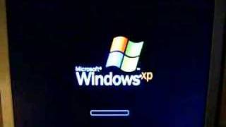 Mac Mini Windows XP Boot [upl. by Shirah]