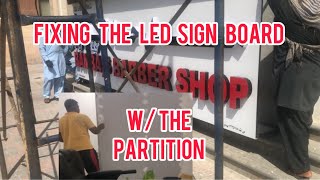 Fixing LED Sign Board [upl. by Messing]