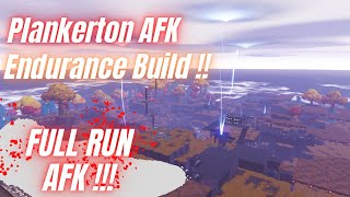 Plankerton endurance build FULL RUN AFK 🔥🔥 Fortnite STW [upl. by Burgess]