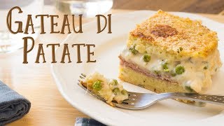 Gateau Gattò di Patate con Prosciutto e Piselli  Ricetta Piatto Unico Svuota Frigo  55Winston55 [upl. by Penn]