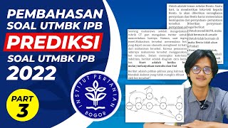 PREDIKSI SOAL UTMBK IPB 2022 JALUR MANDIRI MASUK IPB UNIVERISTY PART 3 [upl. by Markowitz]