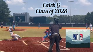 16 Caleb G  Next Level Baseball NC Class of 2028  Highlights Summer 2024 [upl. by Asilanom892]