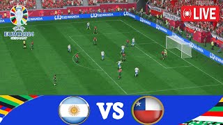 Argentina vs Chile Live Football  Copa America 2024  fifa gameplay 2023 [upl. by Ttreve]