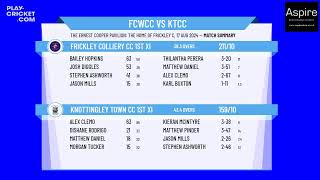 Frickley Colliery CC 1st XI v Knottingley Town CC 1st XI [upl. by Santa]