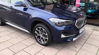 2020 BMW X1 XDRIVE 20i AUTO  PAN ROOF  COMFORT PACK  ELECTRIC LUMBAR  MEDITERRANEAN BLUE [upl. by Nylkaj]