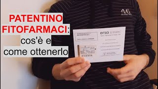 PATENTINO FITOFARMACI cosè e come ottenerlo  FAQ a cura di WampA Gardens orto e giardino [upl. by Kung]