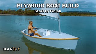 Plywood Boat Build  Start to Finish [upl. by Inalawi]