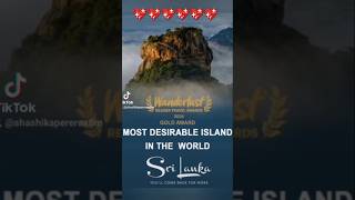 2024 GOLD AWARDMOST DESIRABLE ISLAND IN THE WORLD Sri Lanka💖💖music srilanka Aliferous1 [upl. by Hump433]