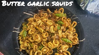 Goan Butter Garlic Squids Recipe  Classey and Velencio goanvlog goanvlogger konkanivlog [upl. by Bel]