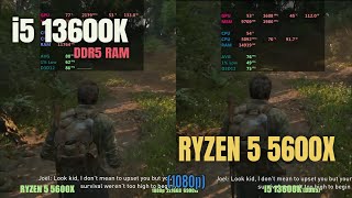 intel i5 13600k ddr5 RAM vs Ryzen 5600x [upl. by Funch]