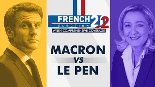 WION Live French Elections Live News Macron amp Le Pen trade heated barbs  World English News [upl. by Necyrb]