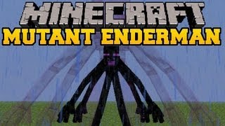 Minecraft MUTANT ENDERMAN  Mod Showcase [upl. by Esikram367]