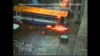 MINERIADA DIAMANDESCU quotNE DĂM FOC LA TOATE AUTOBUZELE ASTA A FOST ÎNȚELEGEREAquot 13 iunie 1990 [upl. by Rosenblatt]