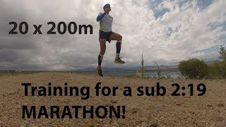 TRAINING FOR A SUB 219 MARATHON  SAGE RUNNING OTQ series 20 EP 1 [upl. by Dino]