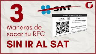 Cómo sacar mi RFC sin ir al SAT [upl. by Donela678]