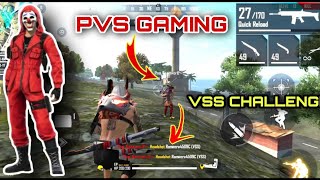 Playing With PVS GAMING VSS CHALLENGE TRICKS TAMIL  GARENA FREE FIRE [upl. by Arahset725]