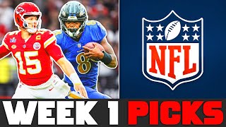 NFL WEEK 1 PICKS 2024 [upl. by Aerdnahs]