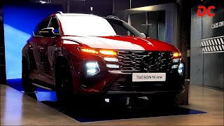 2025 Hyundai Tucson N Line 16T Facelift Ultimate Red Metallic  4K Exterior amp Interior Detail Cut [upl. by Arnaldo]