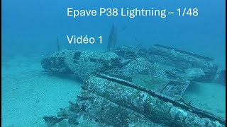 Diorama épave P38 Lightning 148 [upl. by Rebhun]