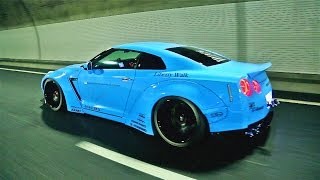 Modified Nissan GTR w Armytrix Exhaust Epic Sounds [upl. by Nannie]