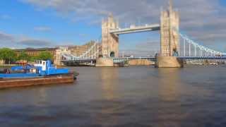 Tower Bridge Open amp Close Timelapse HD [upl. by Sairahcaz888]