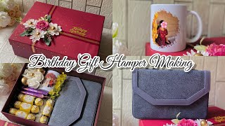 Best birthday gift ideas for sister  gift for her  gift box making  hamper box  mubi irshu art [upl. by Keen420]