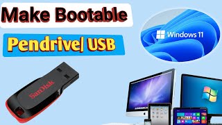 How to Create Bootable USB Windows 10  How to Install Windows from USB  Rufus Bootable USB Drive [upl. by Sirdi]