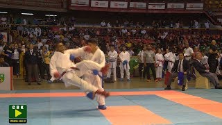 SC X RJ  Campeonato Brasileiro Karate 2018 FINAL EQUIPE [upl. by Adrea709]