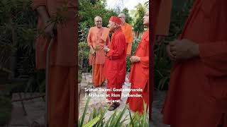 Srimat Swami Gautamananda ji Maharaj at Rkm Porbandar Gujarat President Maharaj ji [upl. by Caldera642]