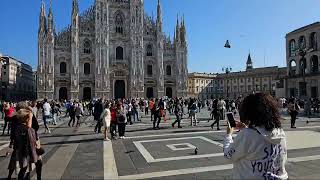 Live Piazza Duomo Milano [upl. by Yrojram]