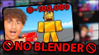 How To Make Roblox Thumbnails Without Blender Photopea [upl. by Bazil]