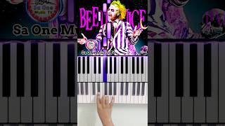 Beetle juice part 4  Say my Name  EASY piano  tutorial beetlejuice piano shorts [upl. by Bilicki]