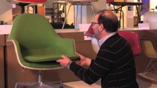 Daniel Ostroff Talks About The Eames Loose Cushion Arm Chair by Herman Miller [upl. by Nerok]