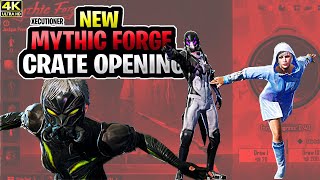 New Lucky Mythic Forge Crate Opening in BGMI  Glacier Set Invader Set Arachnoid Set  Get Lucky [upl. by Normie]