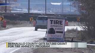 Bernalillo County receives grant money for tire amnesty program [upl. by Innob]