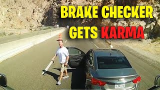 BRAKE CHECKS GONE WRONG 2024  Insurance Scams Road Rage Karma for Brake Check [upl. by Acebber]