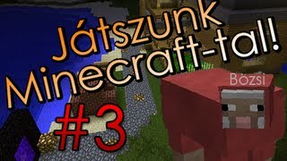 Játszunk Minecrafttal ✔ E03  Bányászás [upl. by Dusen]