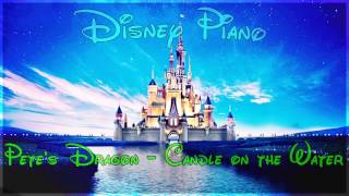 Disney Piano  Petes Dragon quotCandle on the Waterquot  Relaxing Piano [upl. by Aissela]