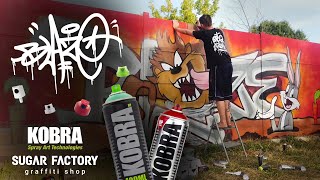 Looney tunes Taz GRAFFITI 👹 painting  Baraka Kutina [upl. by Aramahs645]