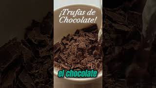 Cómo hacer Trufas de Chocolate Receta Fácil shorts [upl. by Nylirek504]